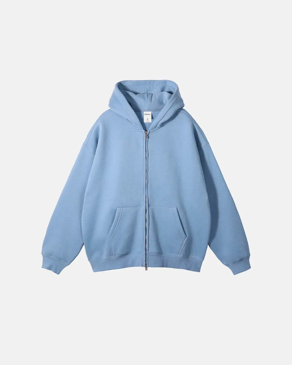 Fleece Double Zip Up Hoodies | Inflation Streetwear