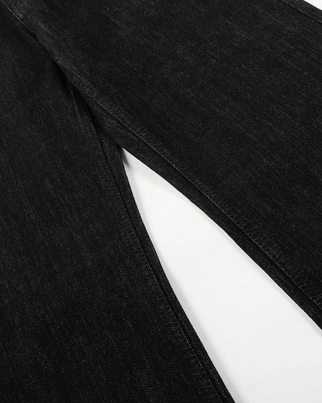 Raw Buttons Up Baggy Jeans | Inflation Streetwear