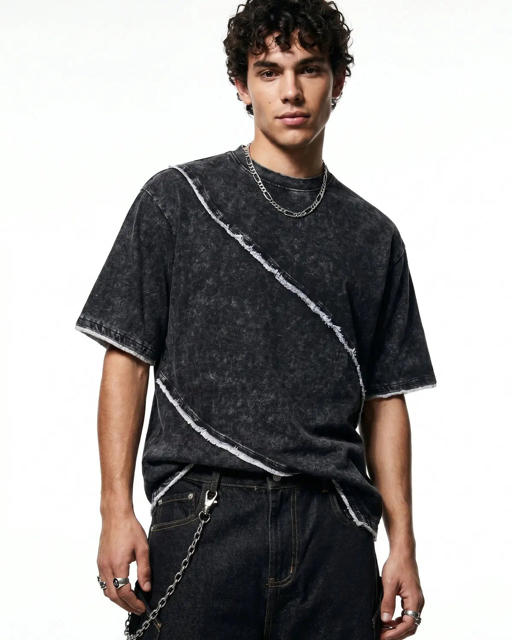 Raw Edge Deconstructed T-Shirt | Inflation Streetwear