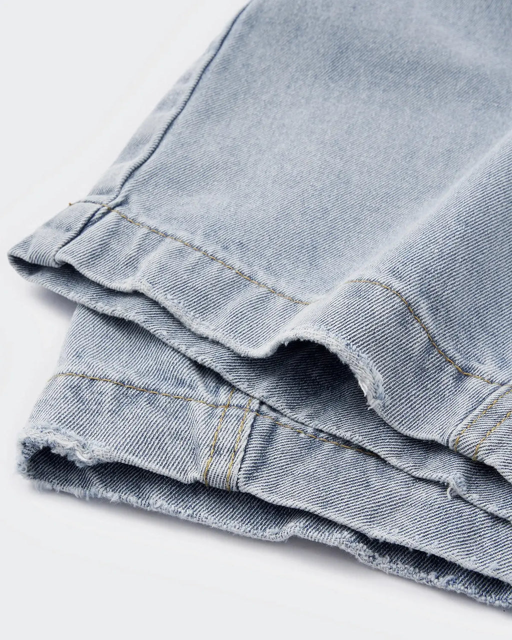 Acid Washed Distressed Barrel Jeans | Inflation Streetwear