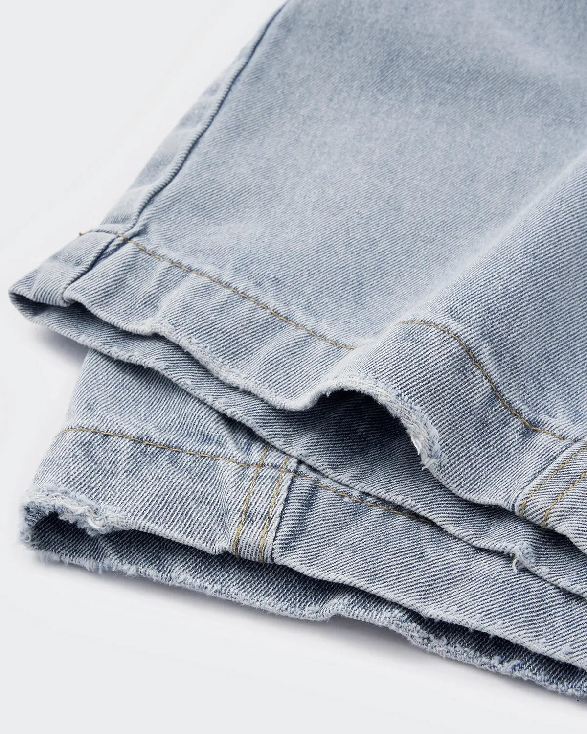 Acid Washed Distressed Barrel Jeans | Inflation Streetwear