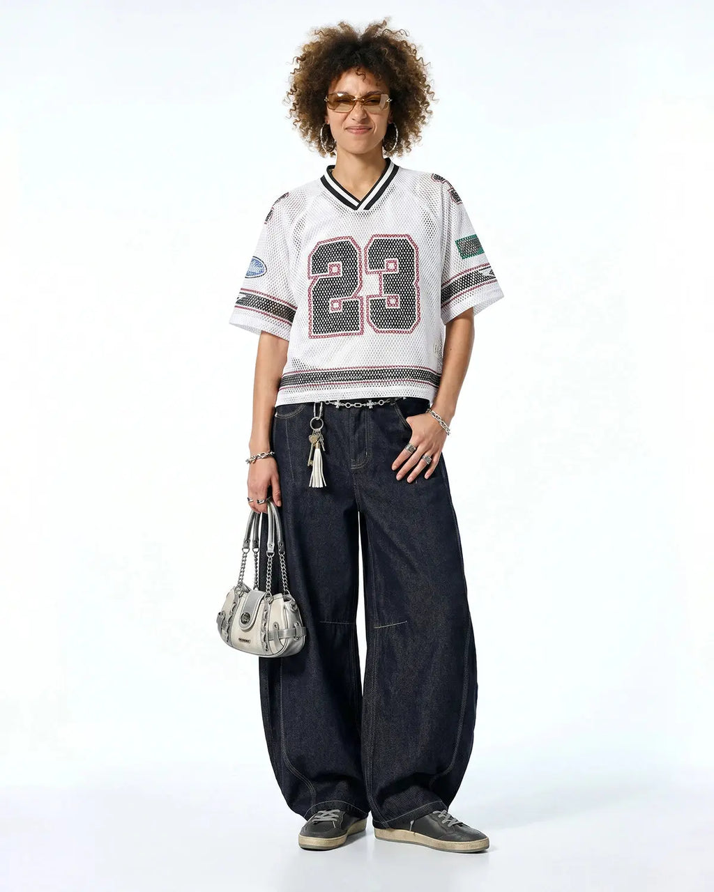 23 Jersey Mesh Print Tee | Inflation Streetwear