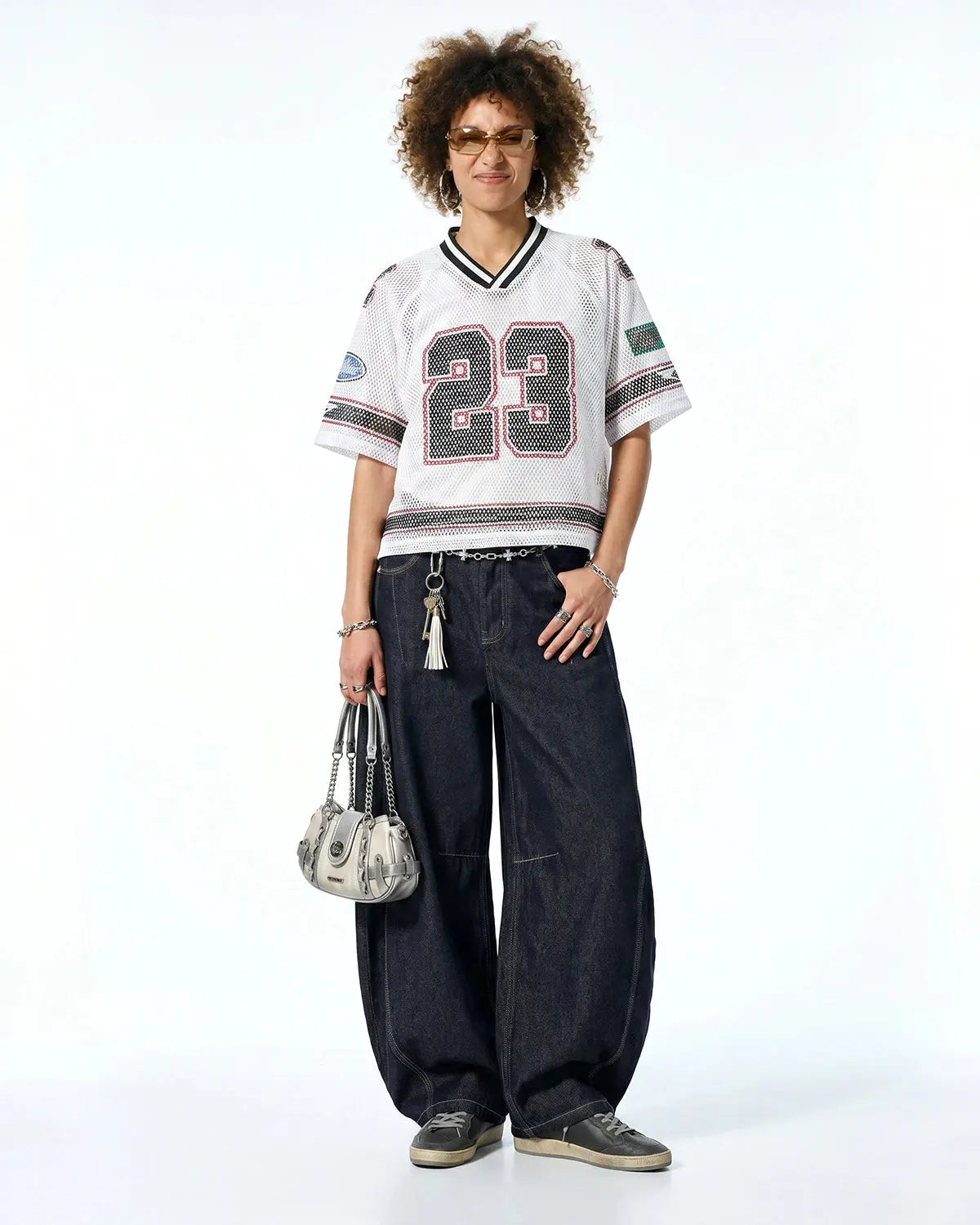23 Jersey Mesh Print Tee | Inflation Streetwear