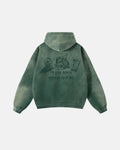 Graphic Monkey Wash Zip Up Hoodies | Inflation Streetwear