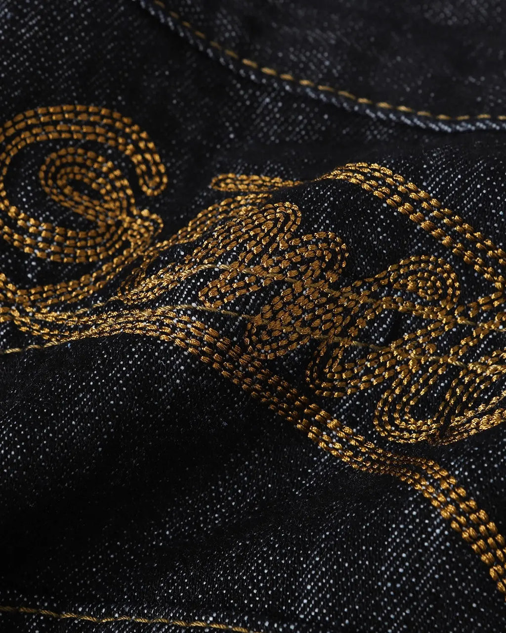Embroidered Raw Baggy Jeans | Inflation Streetwear