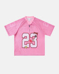 Number 23 Pink Mesh Jersey | Inflation Streetwear