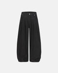 Heavyweight Baggy Raw Wide-Leg Jeans | Inflation Streetwear