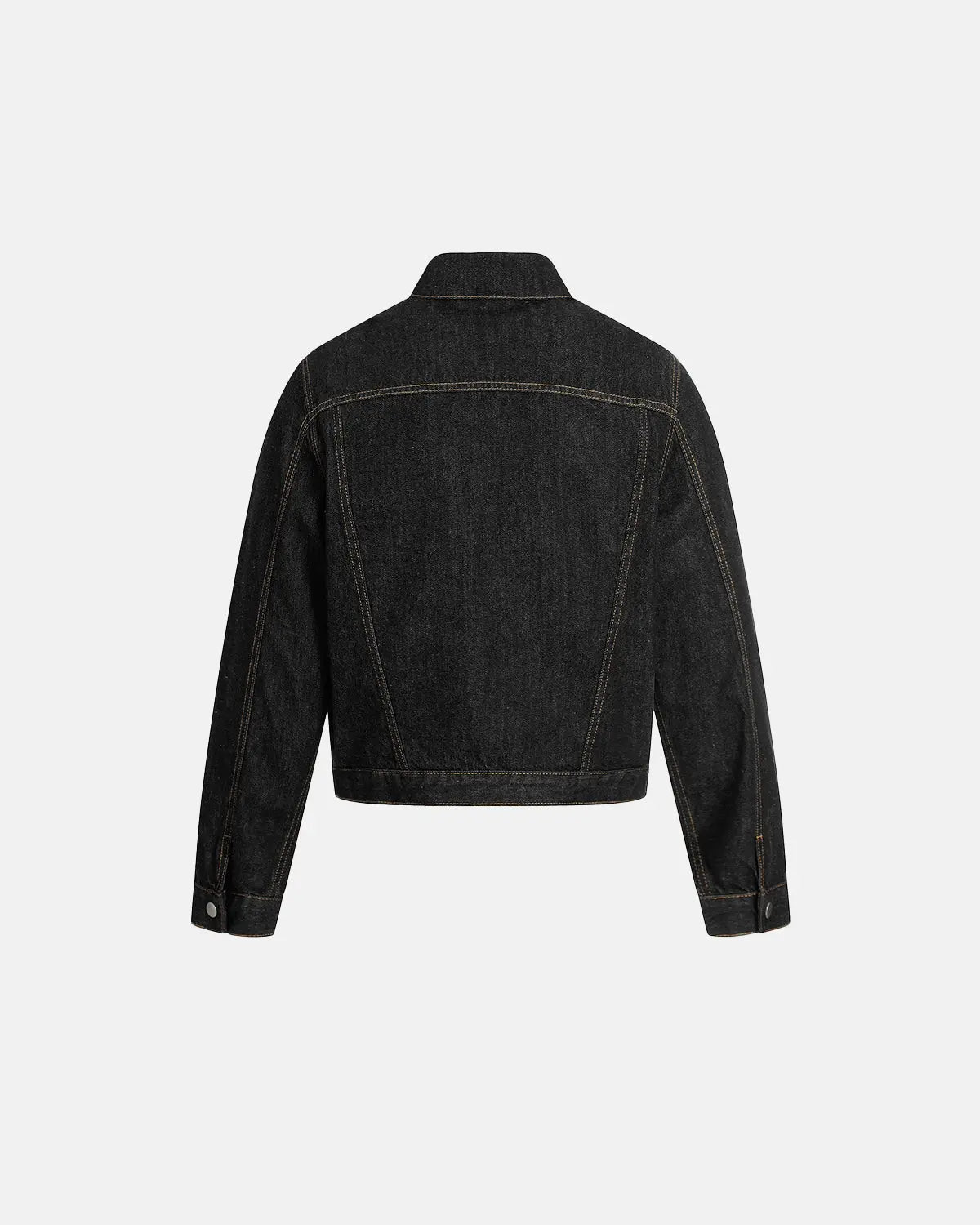 Black Multi Pockets Denim Jacket | Inflation Streetwear