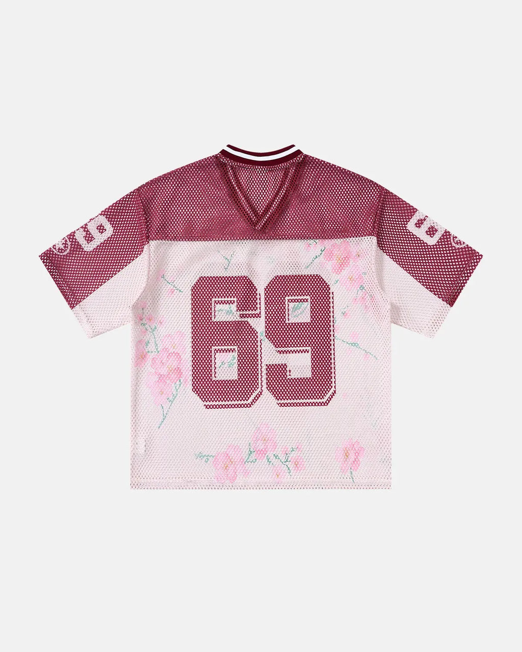 Floral Digital Print Mesh Jersey | Inflation Streetwear
