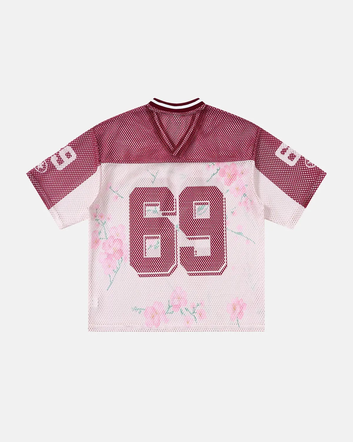 Floral Digital Print Mesh Jersey | Inflation Streetwear