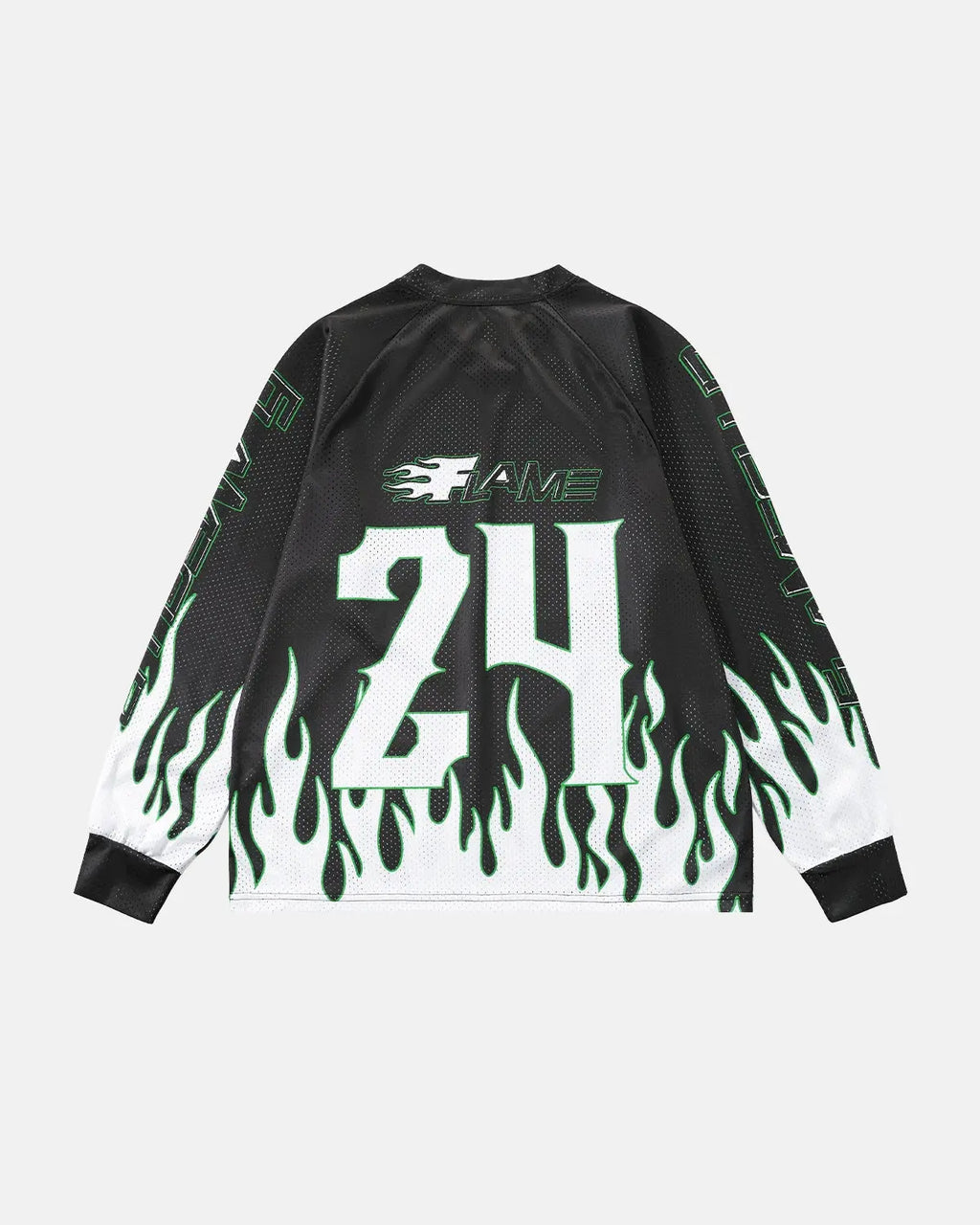 Flame Print Mesh Tees | Inflation Streetwear