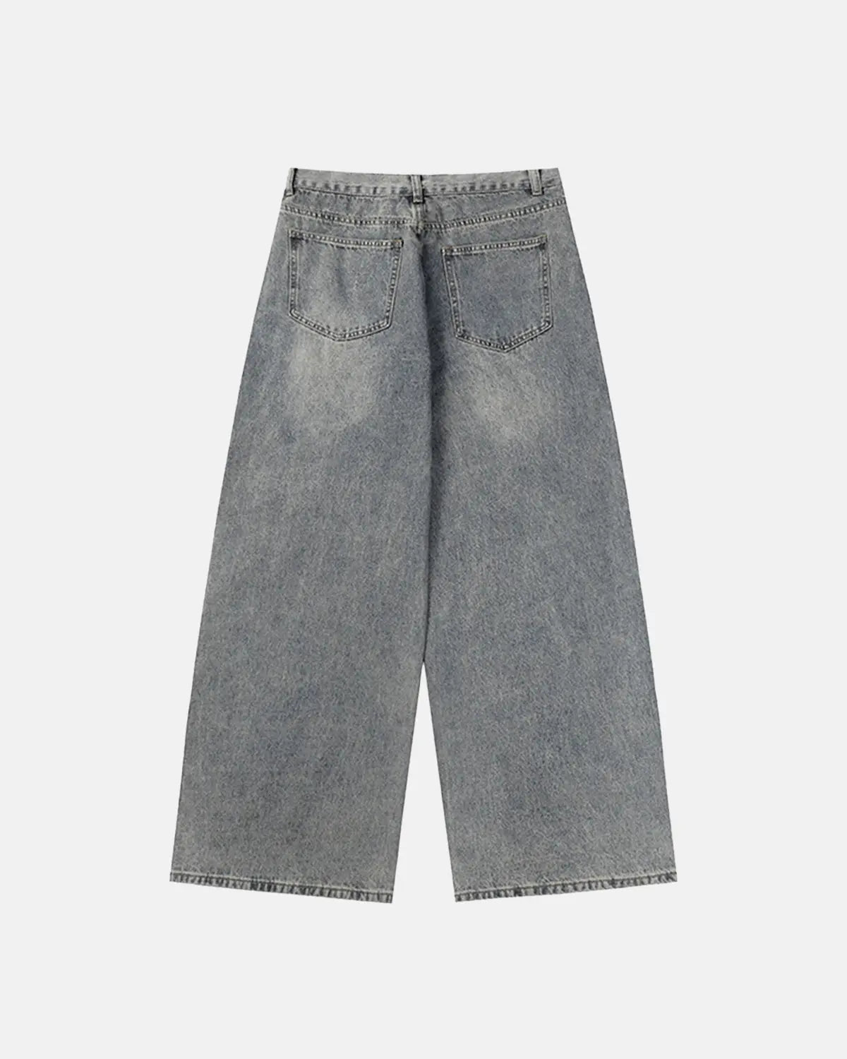 Star Patched Baggy Jeans | Inflation Streetwear