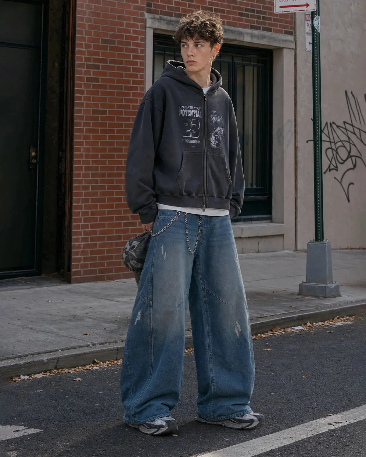 Distressed Ripped Baggy Jeans | Inflation Streetwear