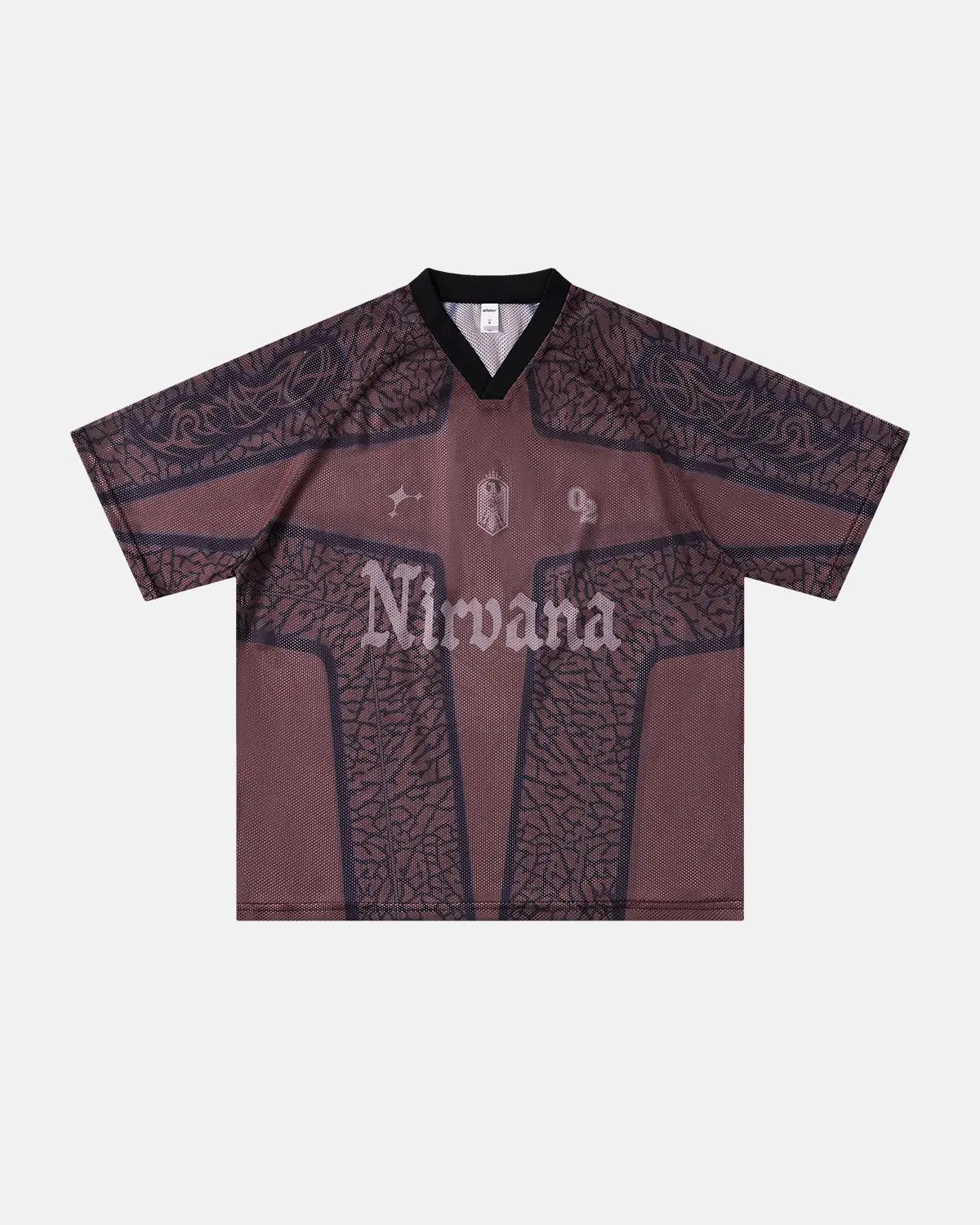 Tribal Pattern Mesh Jersey | Inflation Streetwear