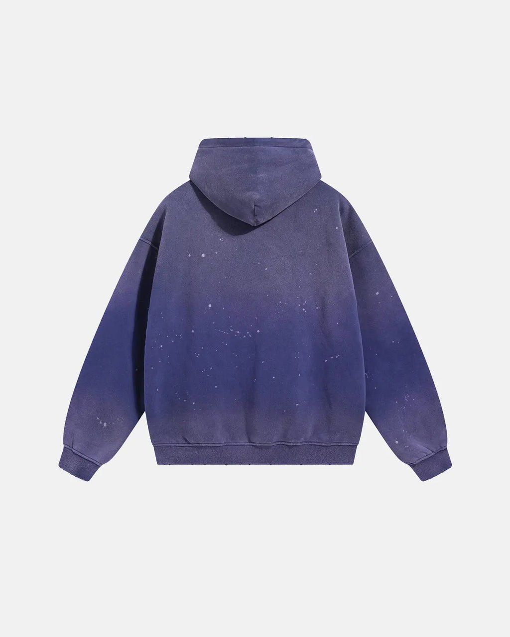 Acid Washed Ripped Fleece Hoodies | Inflation Streetwear