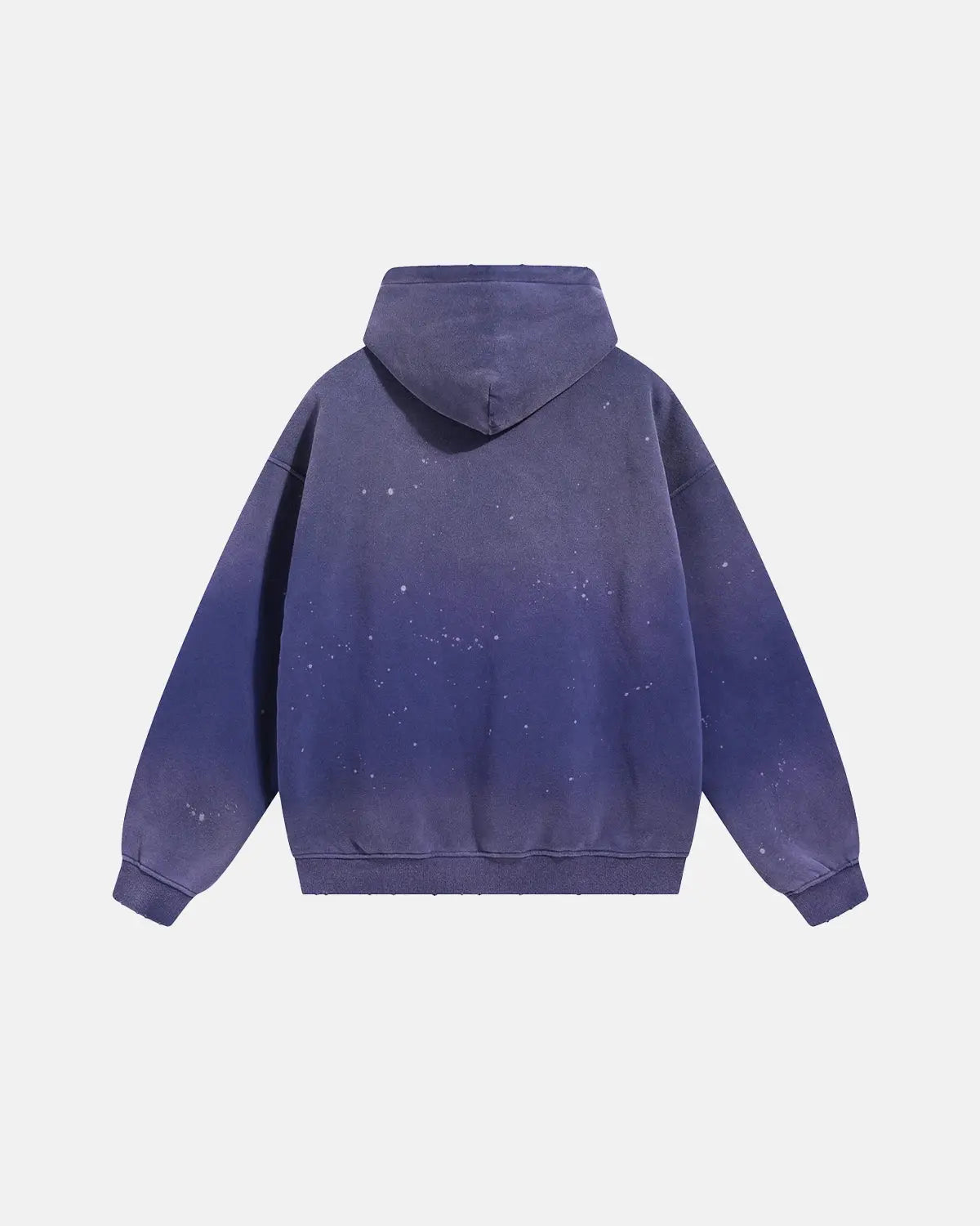 Acid Washed Ripped Fleece Hoodies | Inflation Streetwear