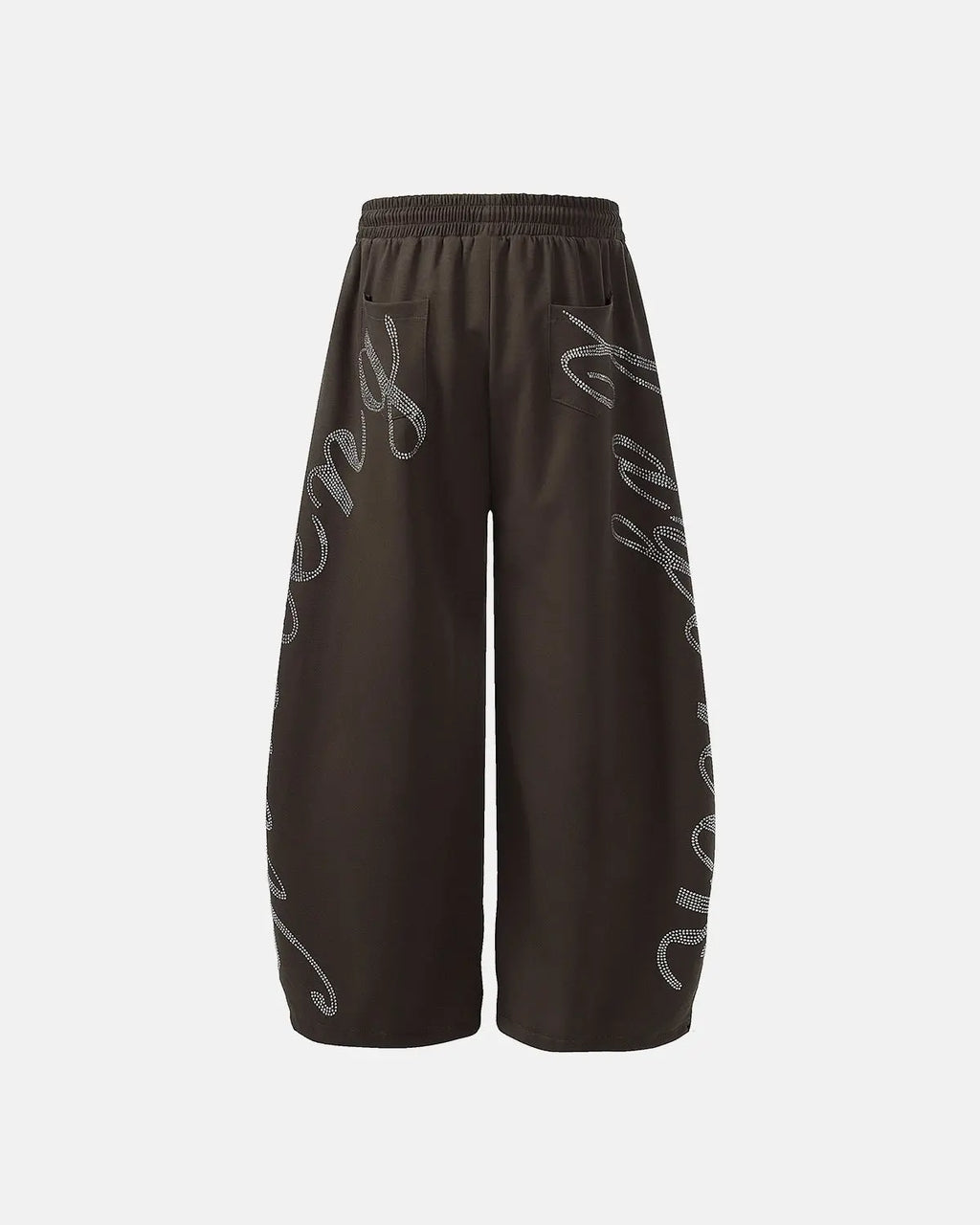 Rhinestone Baggy Joggers | Inflation Streetwear