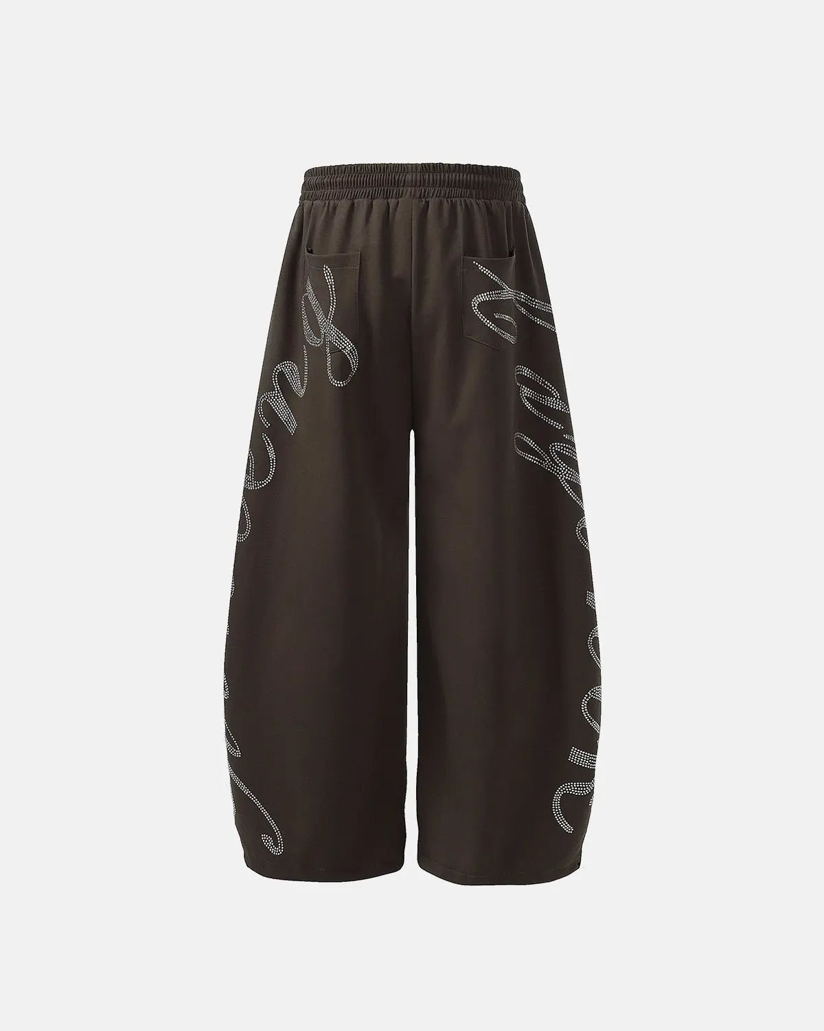 Rhinestone Baggy Joggers | Inflation Streetwear