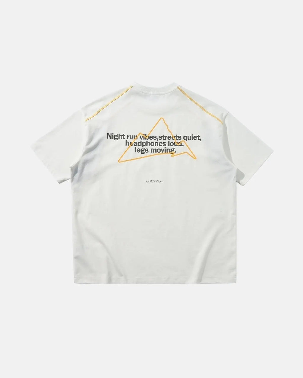 Glow-in-the-Dark Stitching Oversized T-Shirt | Inflation Streetwear