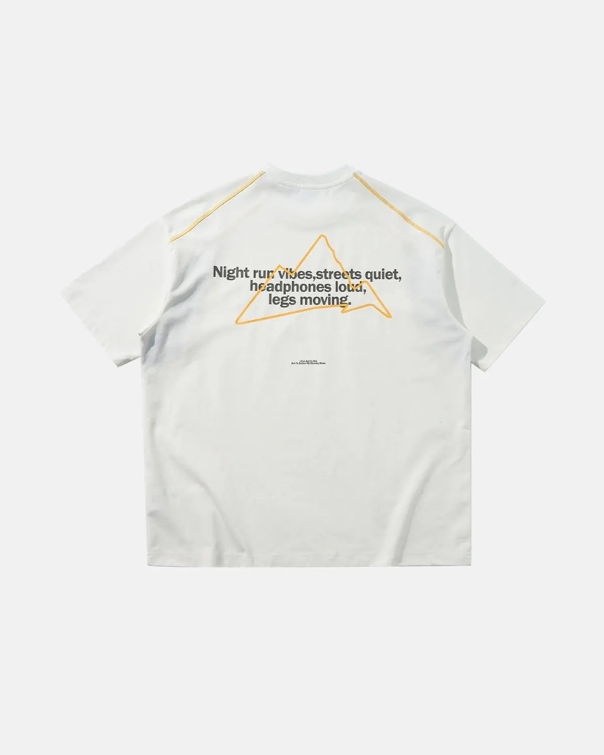 Glow-in-the-Dark Stitching Oversized T-Shirt | Inflation Streetwear