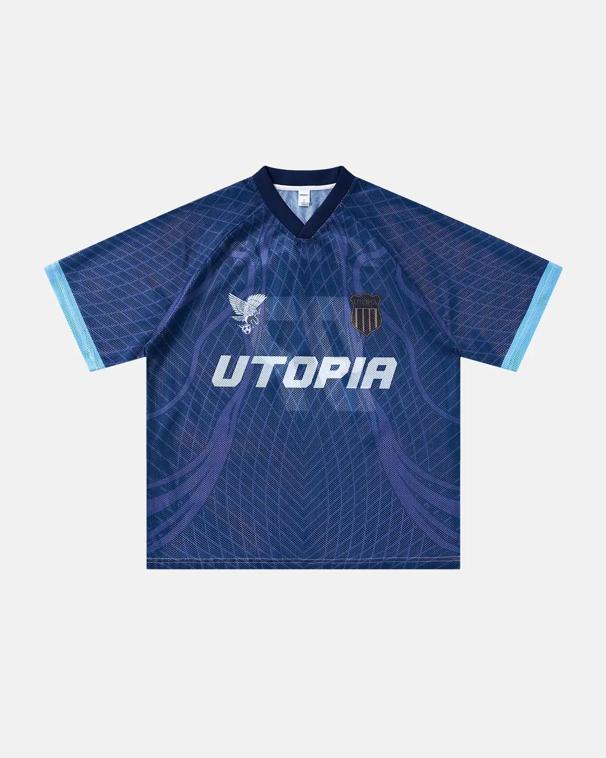Geometric Pattern Mesh Jersey | Inflation Streetwear