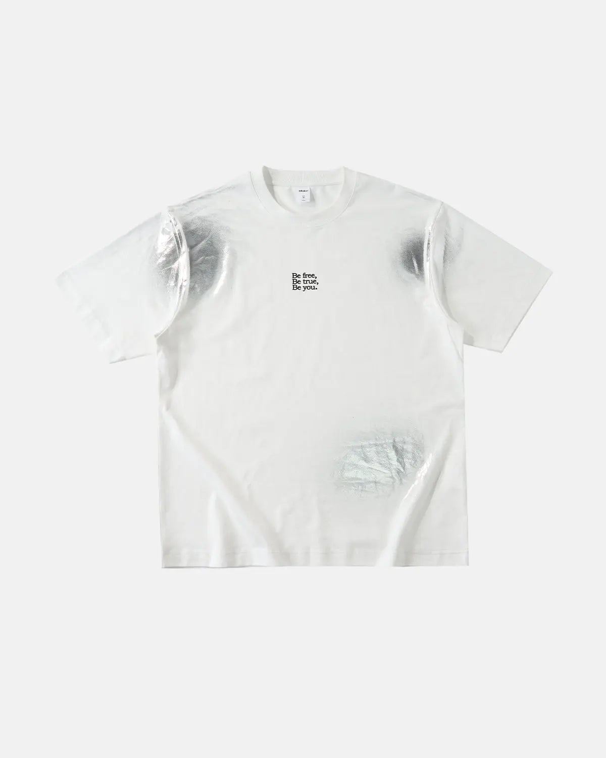 Iridescent Shimmer Oversized T-Shirt | Inflation Streetwear