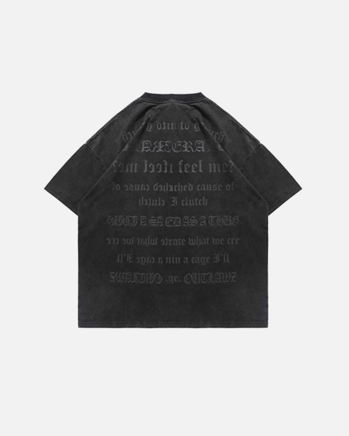 Puff Print Washed T-Shirt | Inflation Streetwear