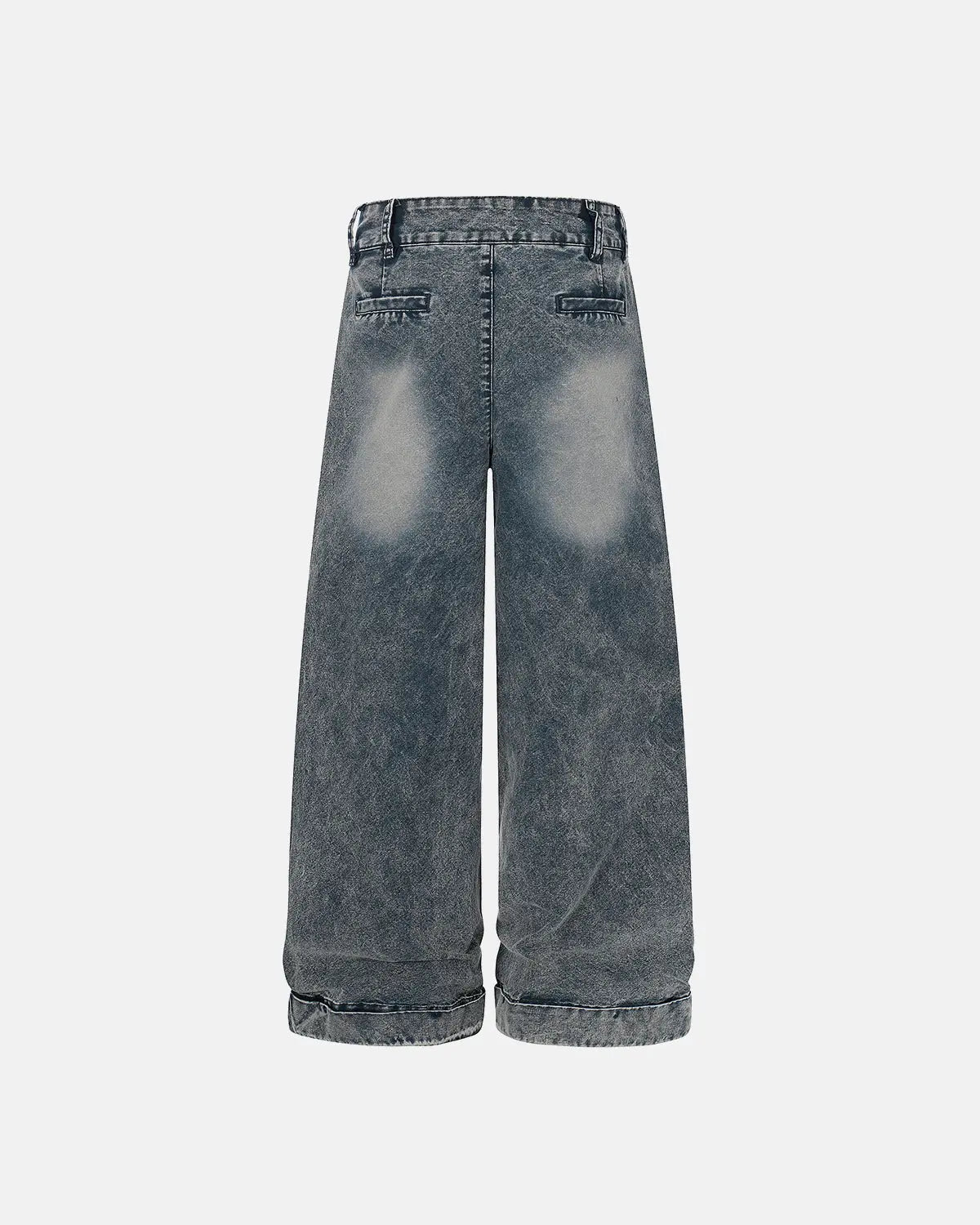 Retro Washed Wide Leg Baggy Jeans | Inflation Streetwear