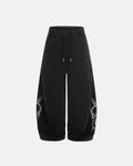Washed Distressed Barrel Sweatpants | Inflation Streetwear