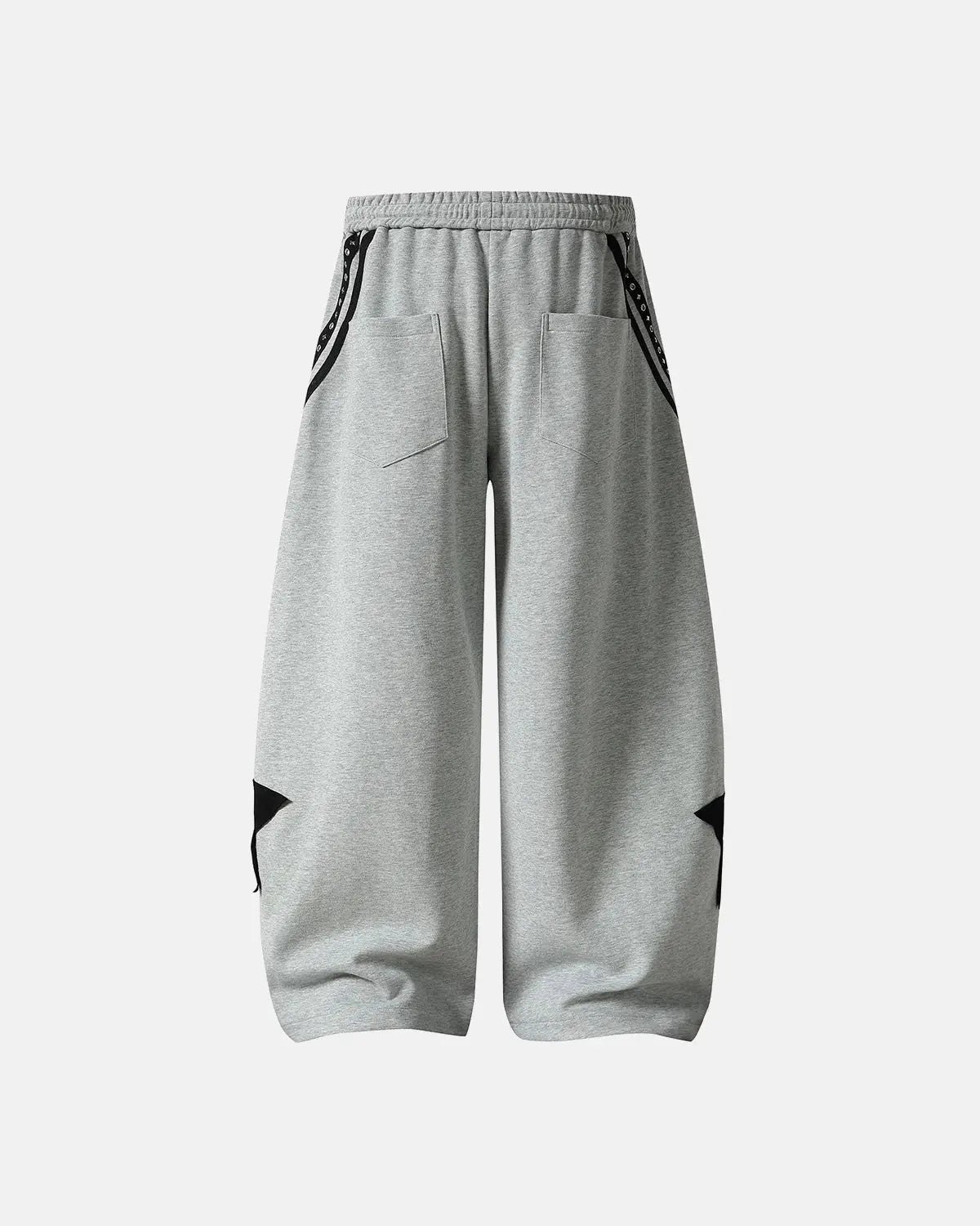 Contrast Patchwork Barrel Sweatpants | Inflation Streetwear
