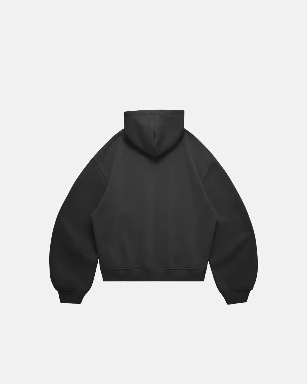 High Collar Fleece Double Zip-Up Hoodies | Inflation Streetwear