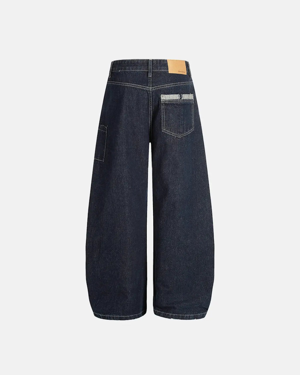 Raw Blue Deconstructed Baggy Jeans | Inflation Streetwear