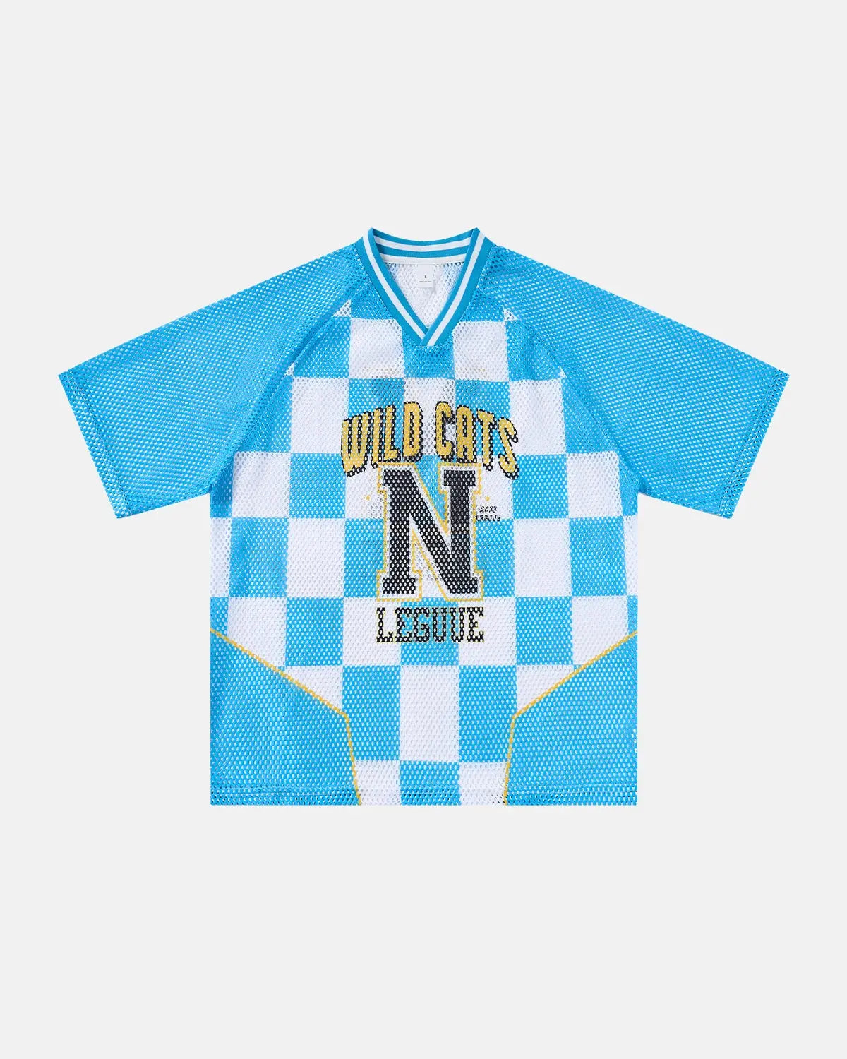 Varsity Checkerboard Mesh Jersey | Inflation Streetwear