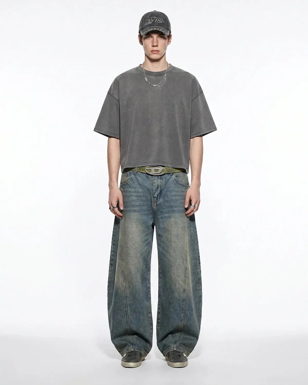 Distressed Boxy Washed Tees | Inflation Streetwear
