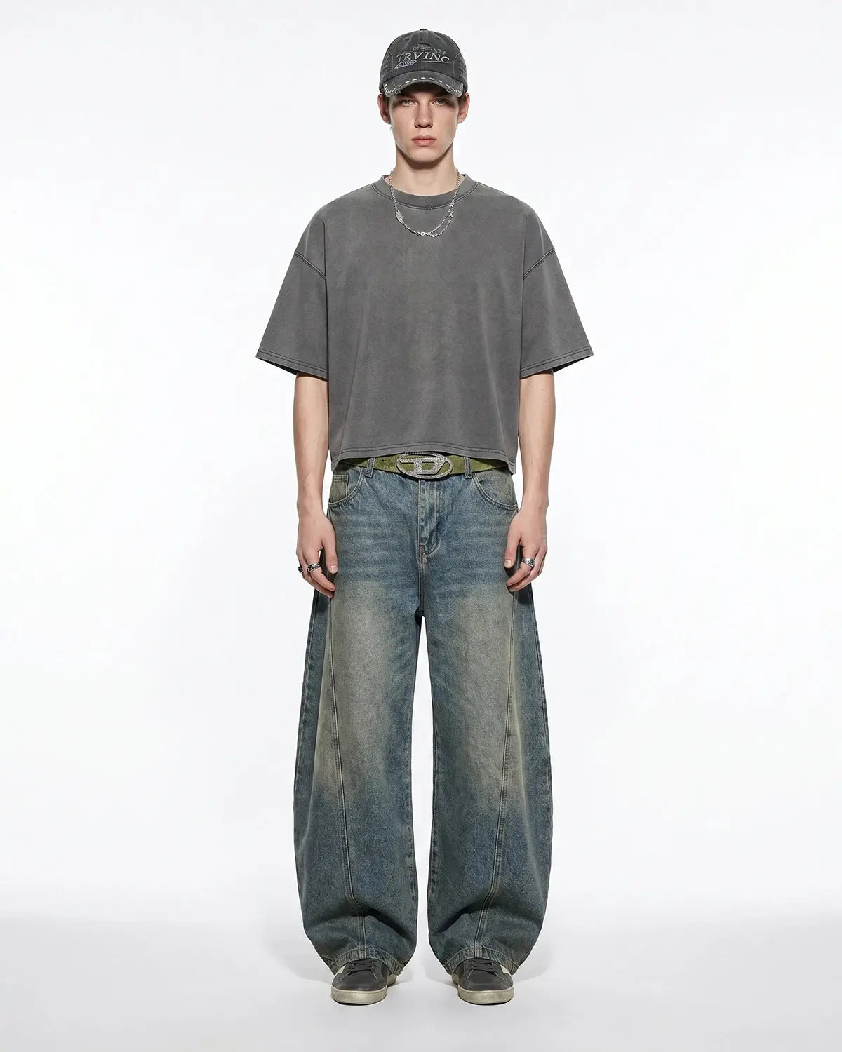 Distressed Boxy Washed Tees | Inflation Streetwear