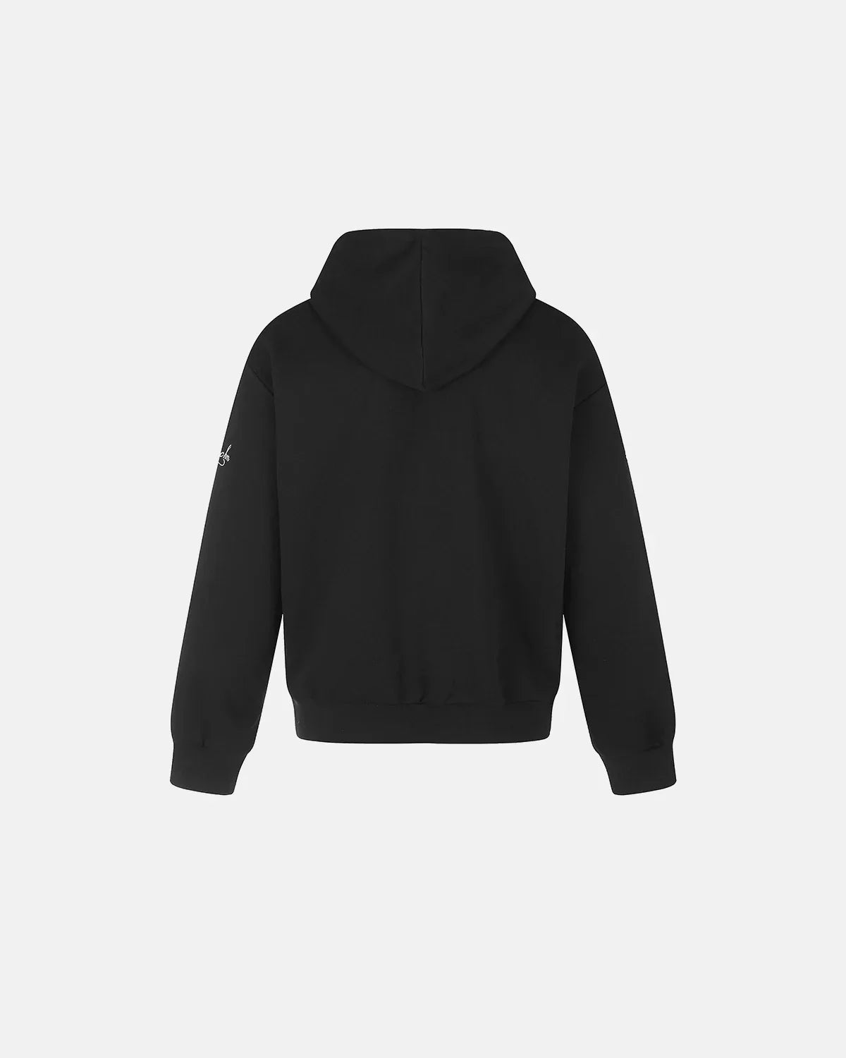 Braided Embroidery Boxy Zip Up Hoodie | Inflation Streetwear