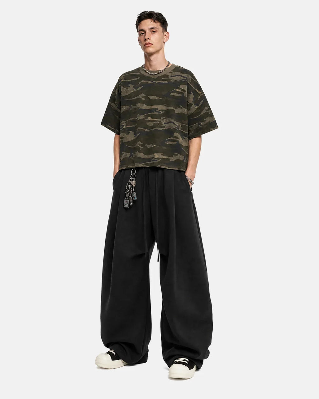 Cotton Linen Wide-leg Pants | Inflation Streetwear