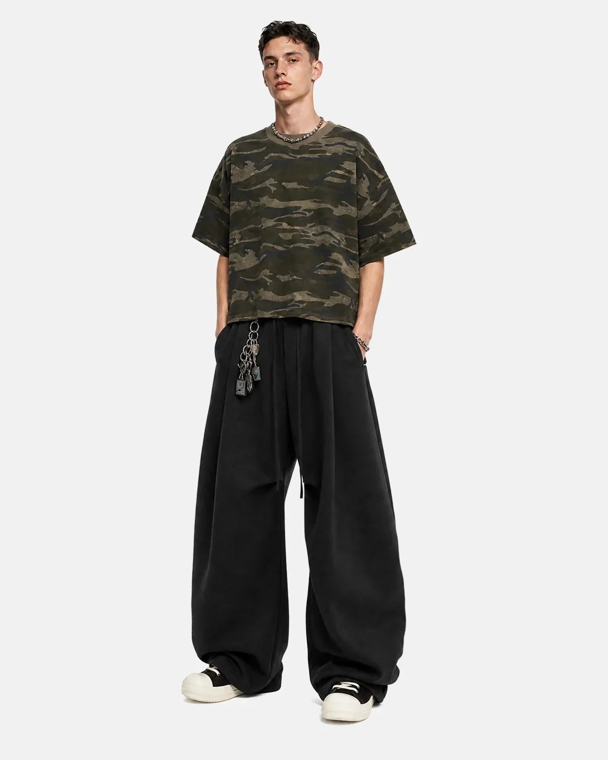 Cotton Linen Wide-leg Pants | Inflation Streetwear