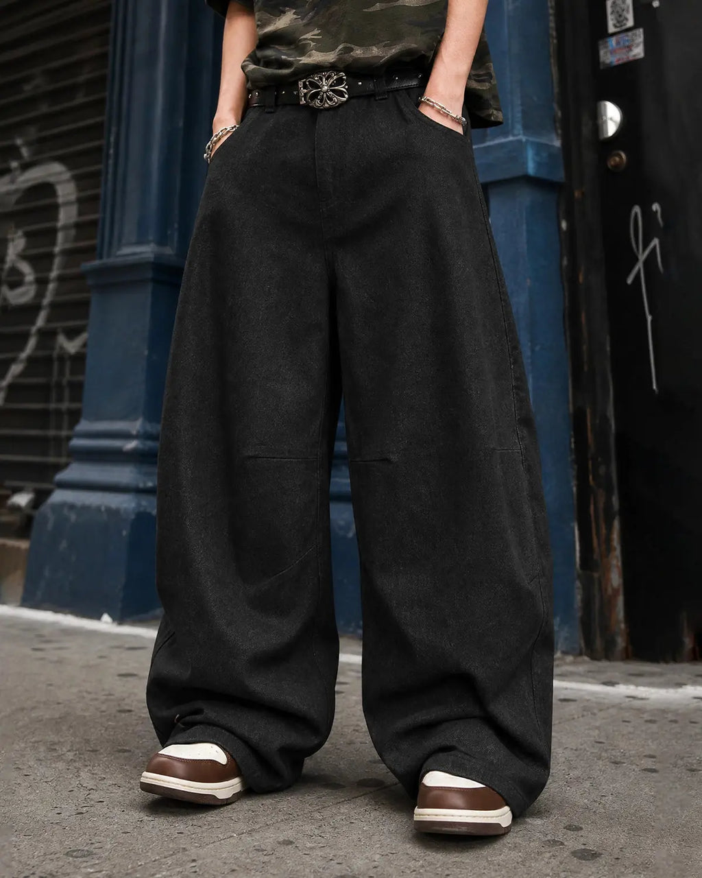 Raw Baggy Barrel Jeans | Inflation Streetwear