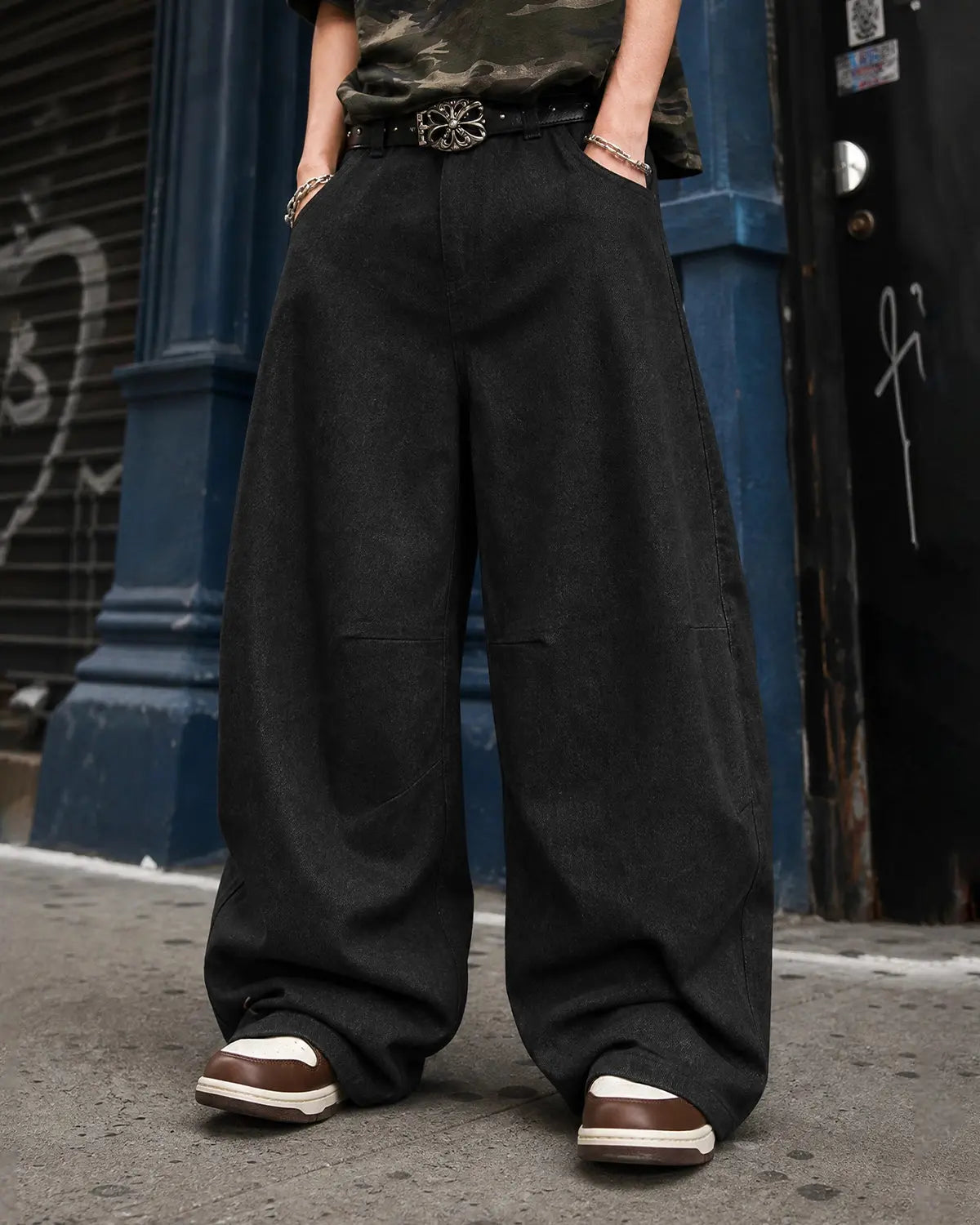 Raw Baggy Barrel Jeans | Inflation Streetwear