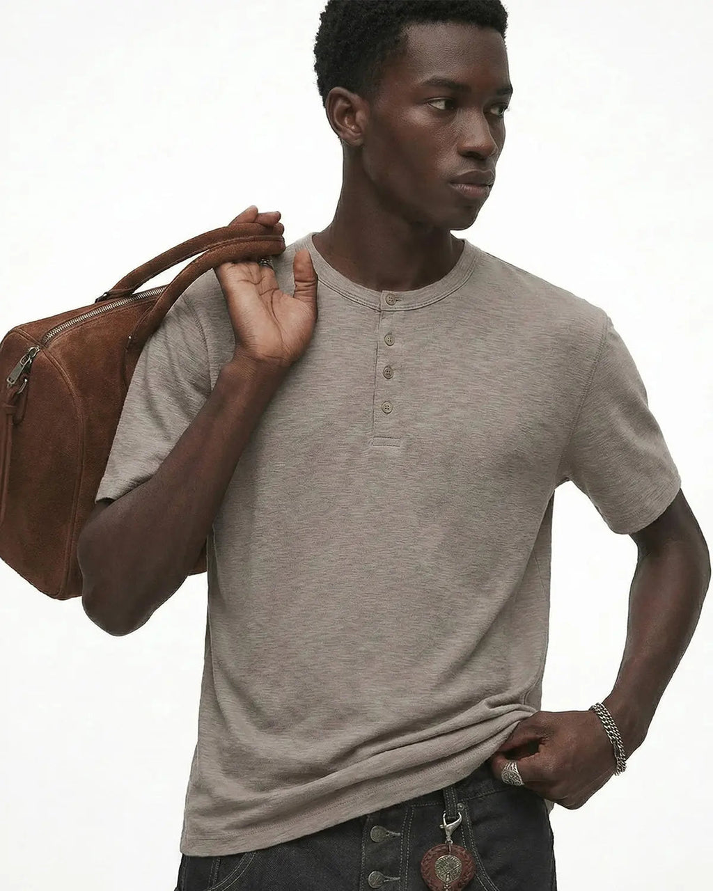 Old Money Relaxed Henley T-Shirt | Inflation Streetwear