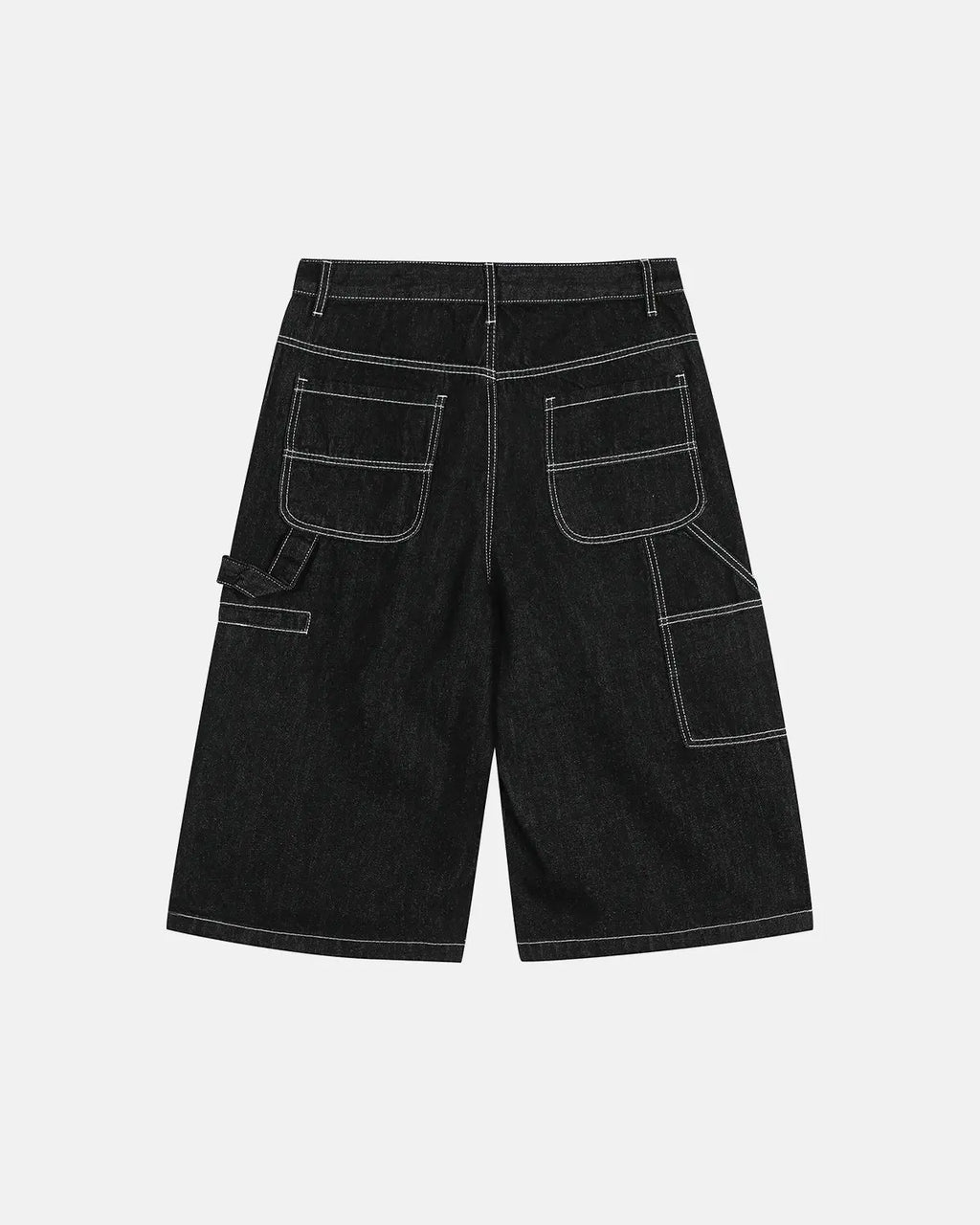 Raw Denim Cargo Longline Shorts | Inflation Streetwear