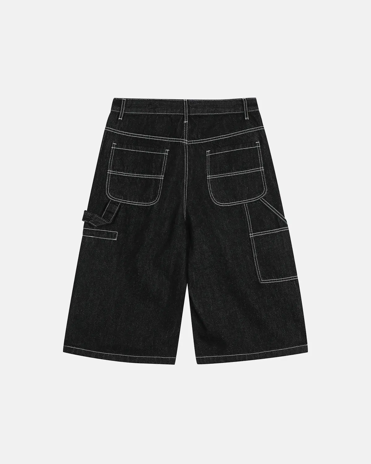 Raw Denim Cargo Longline Shorts | Inflation Streetwear