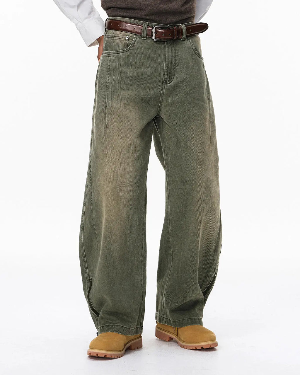 Retro Acid Wash Baggy Cargo Pants | Inflation Streetwear