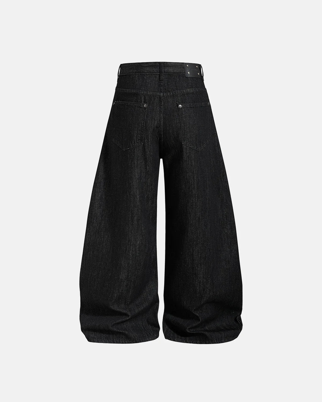 Metal Eyelet Chain Barrel Jeans | Inflation Streetwear
