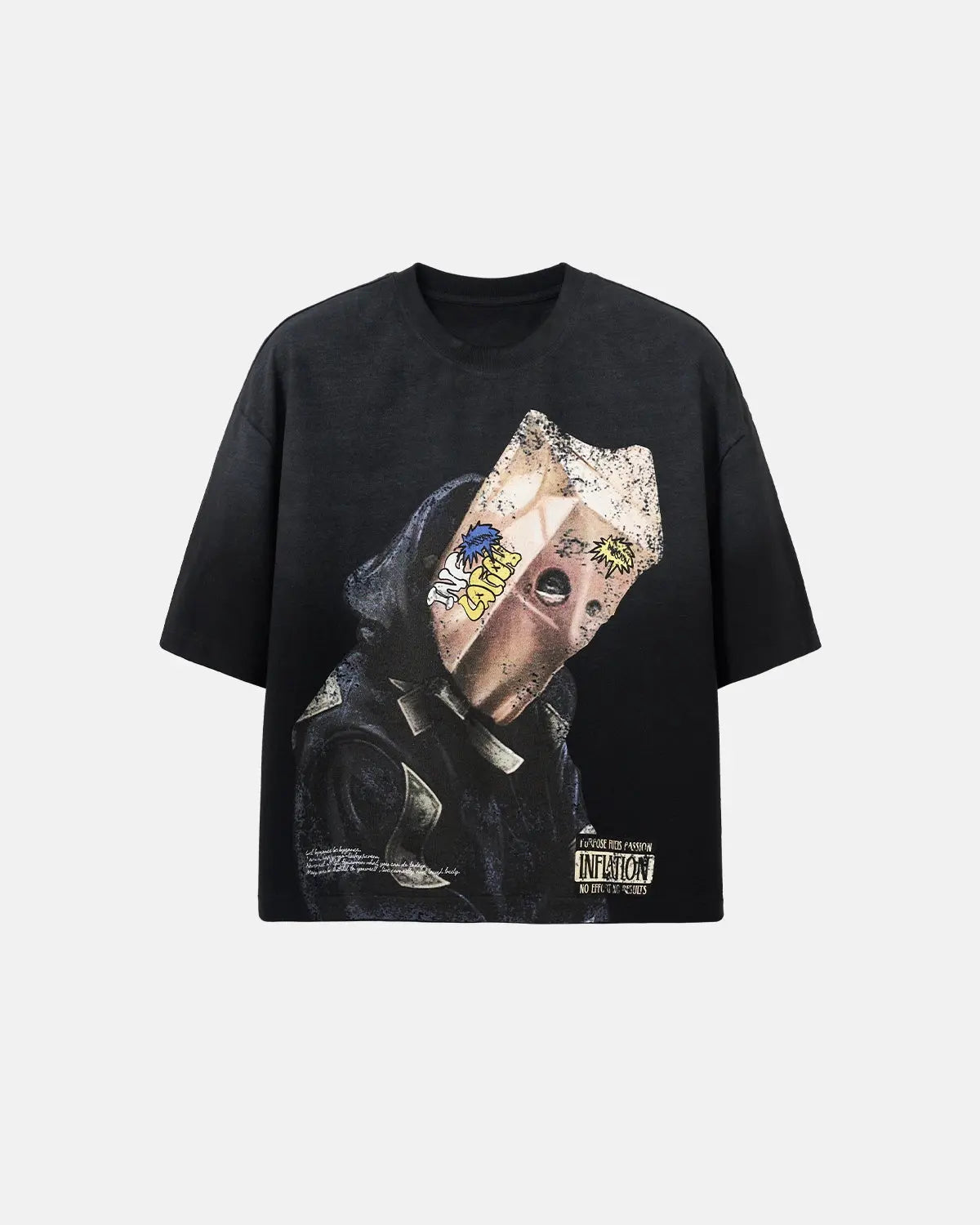 Washed Boxy Graphic Tees | Inflation Streetwear