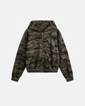 Camouflage Zip Up Jacket | Inflation Streetwear