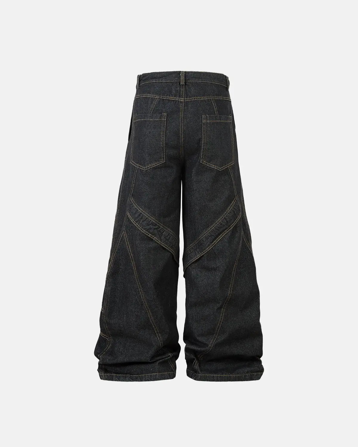 Stitching Button Up Baggy Jeans | Inflation Streetwear