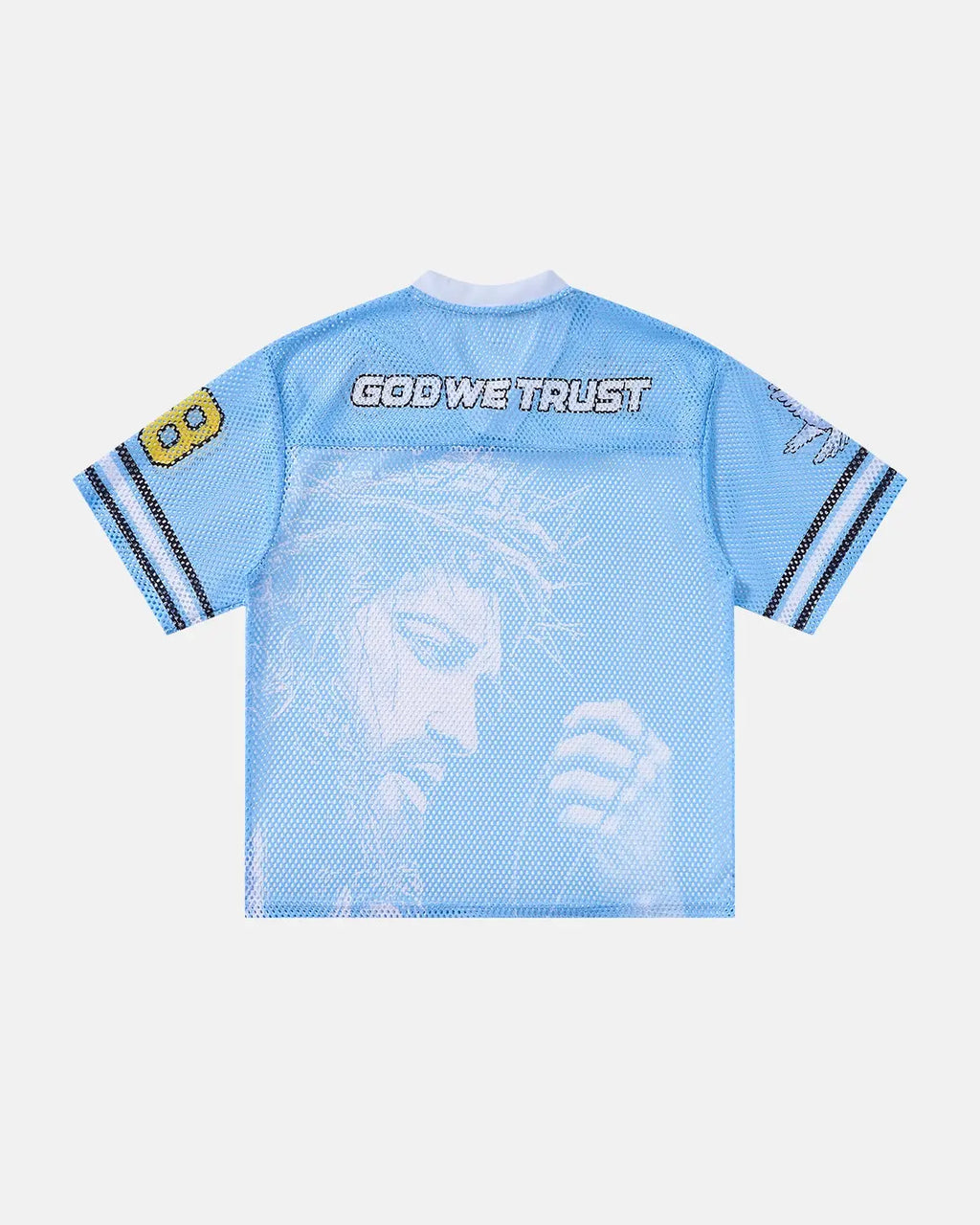 Dove Graphic Mesh Football Jersey | Inflation Streetwear