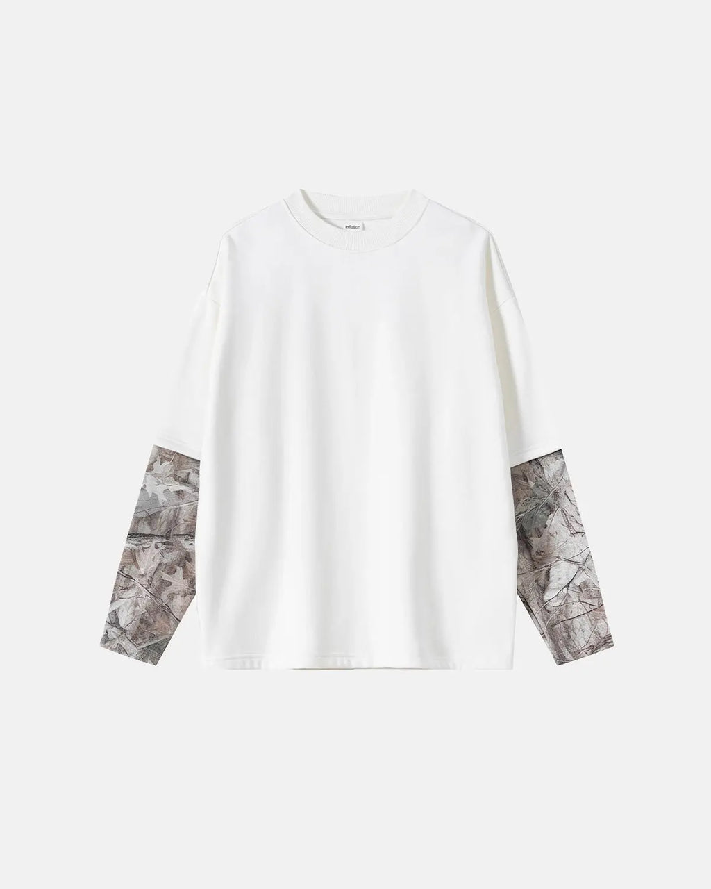 Camo Layered Oversized T-Shirt | Inflation Streetwear